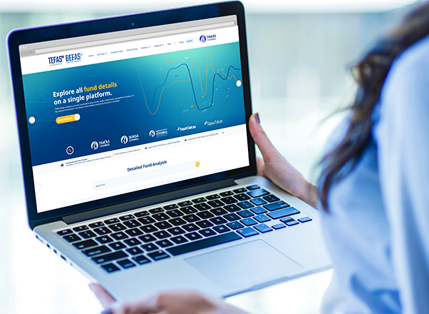 TEFAS Website on Laptop